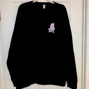 The Morning Toast black crew 2XL